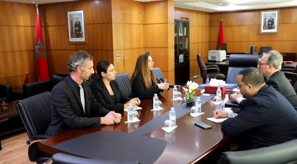 استقبال أعضاء فريق من المفوضية السامية لحقوق الإنسان